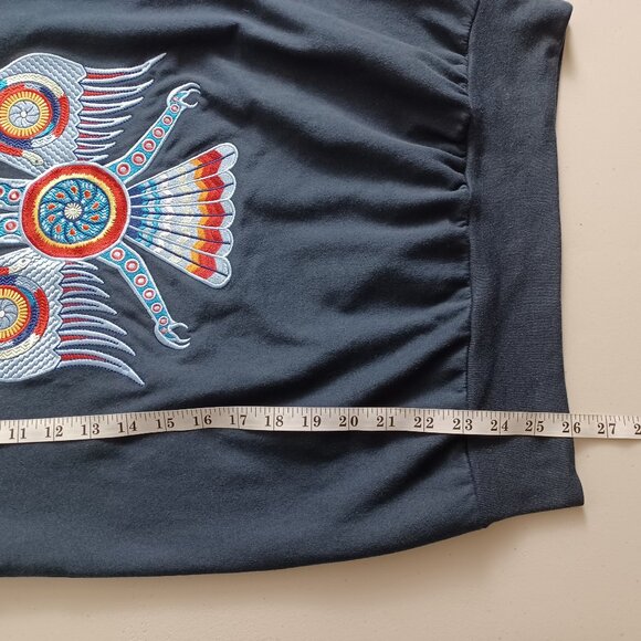 Pineda Covalin Embroidered Double-headed Eagle Sweatshirt - Picture 15 of 15